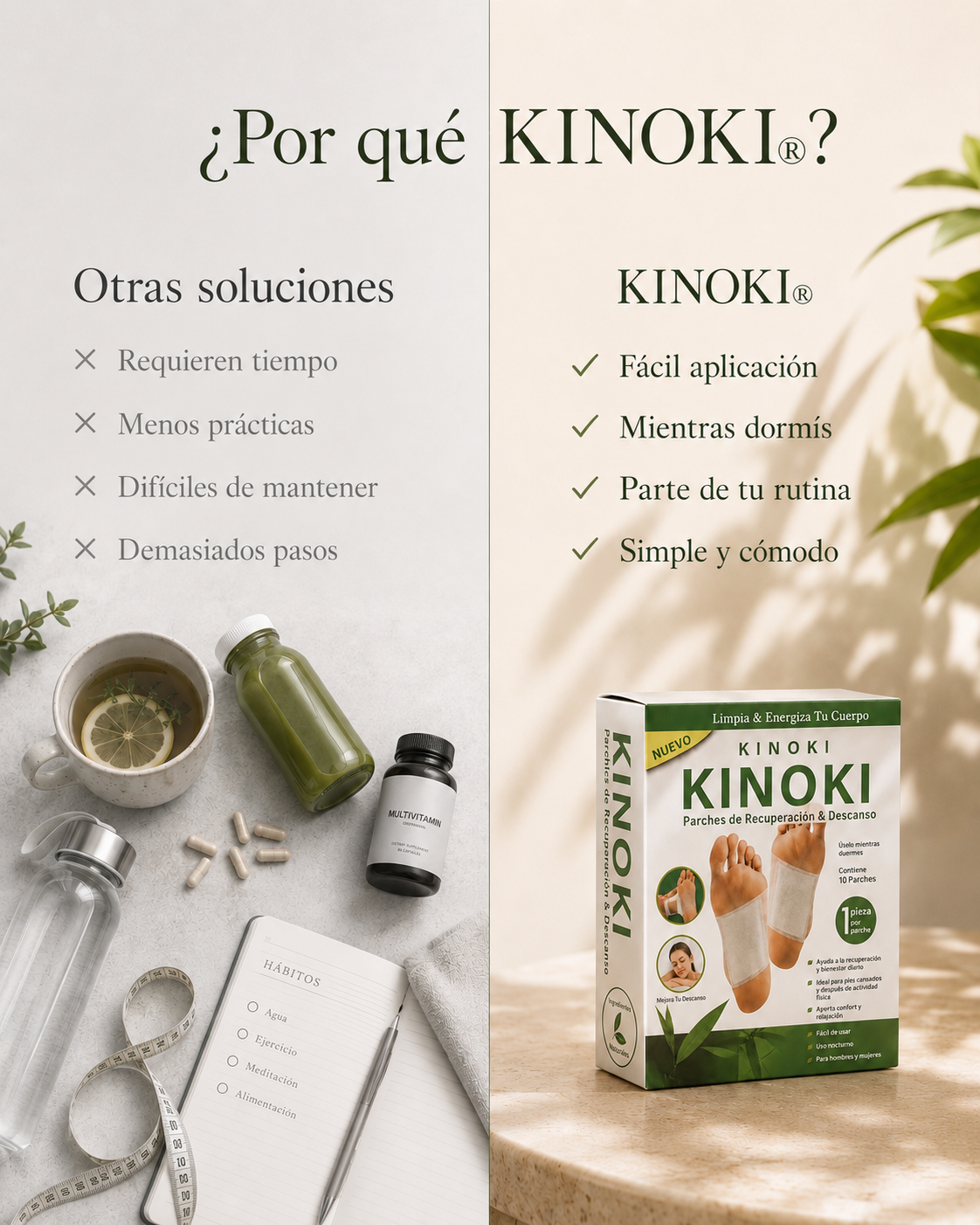 Recuperación Nocturna para Pies Cansados